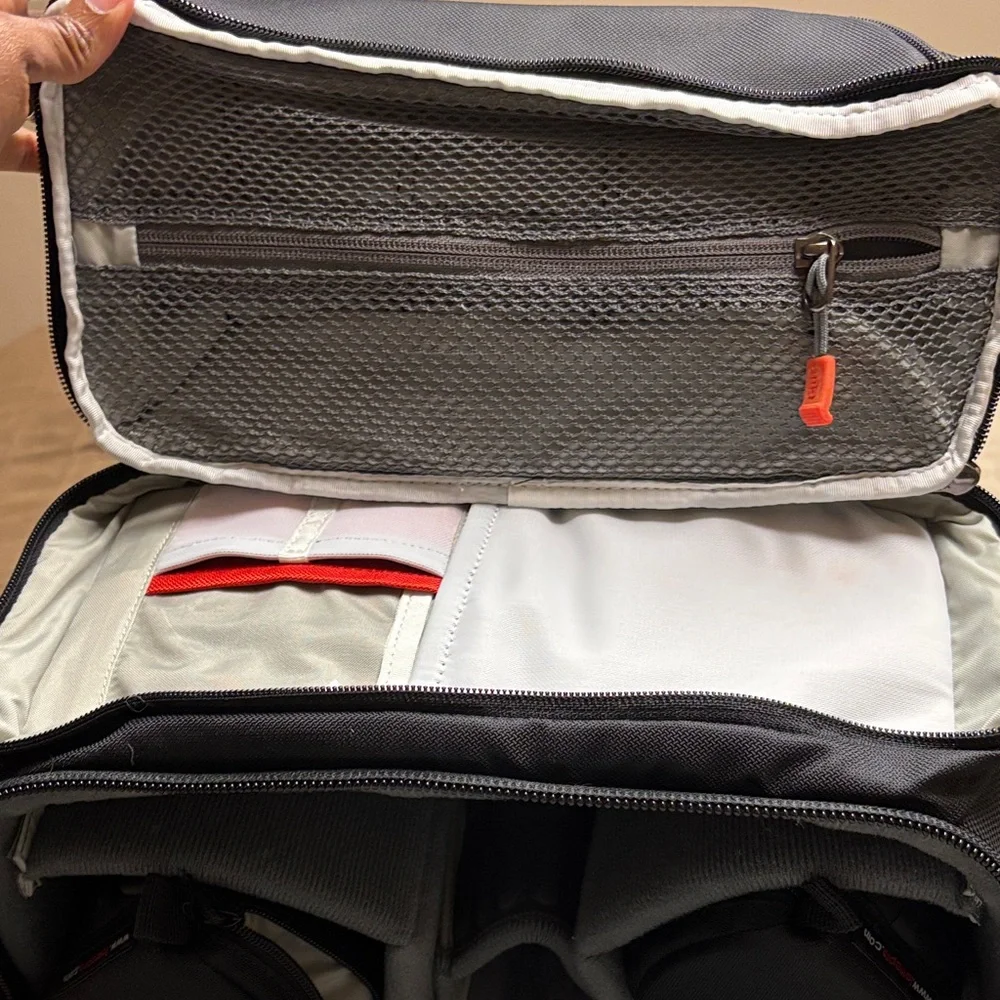 Clik Elite Black Camera Backpack with Red Accents